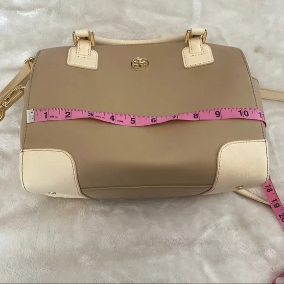 Tory Burch Robinson Middy Satchel Bag Crossbody